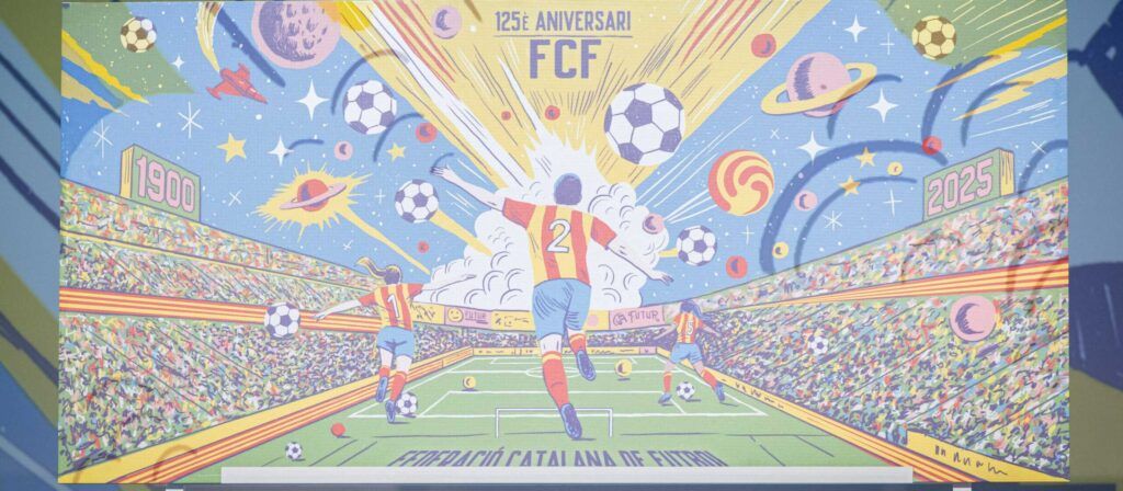 L’obra commemorativa dels 125 anys d’història de la Federació Catalana de Futbol